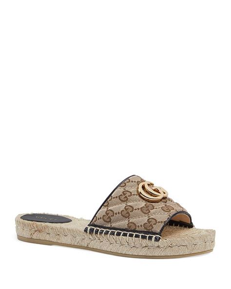 gucci espadrilles bloomingdale's|Gucci ladies slides.